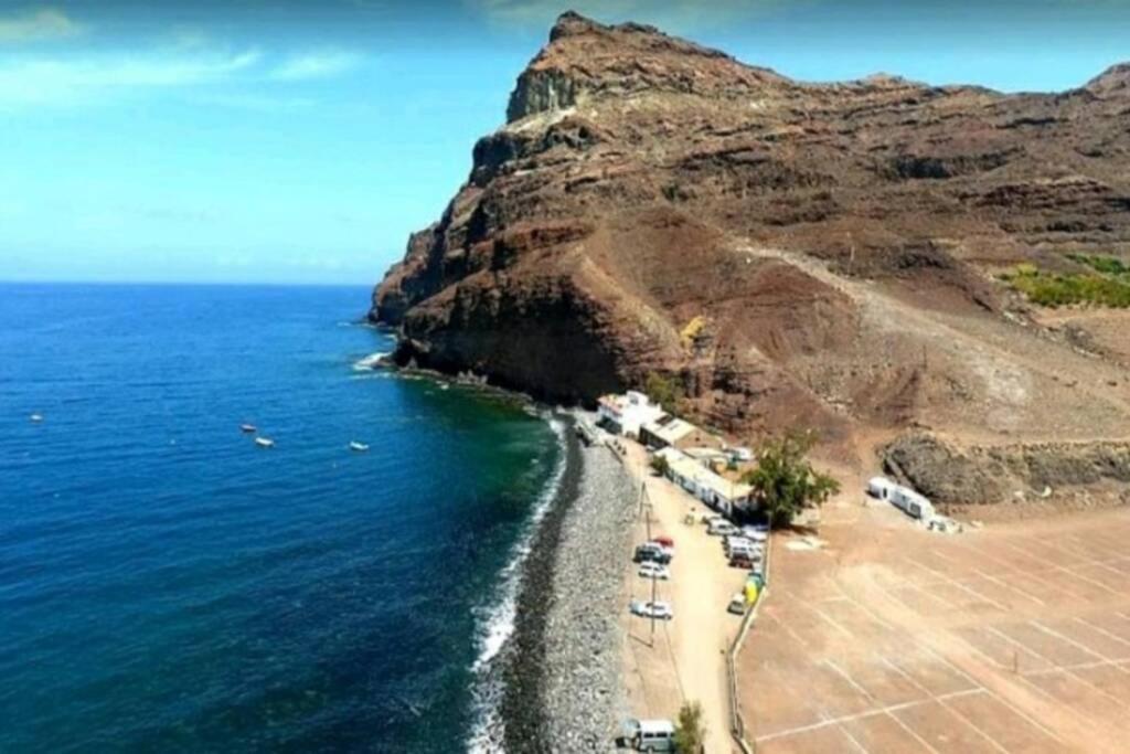 Casa Costera Playa De Tasarte Villa San Nicolás Екстериор снимка